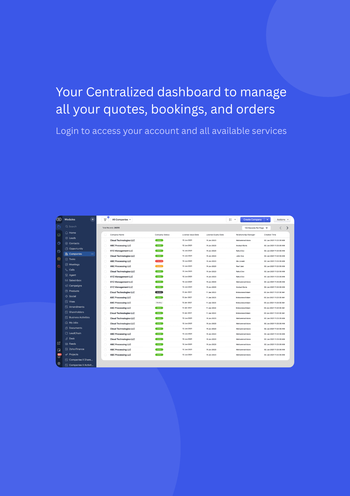 Signup